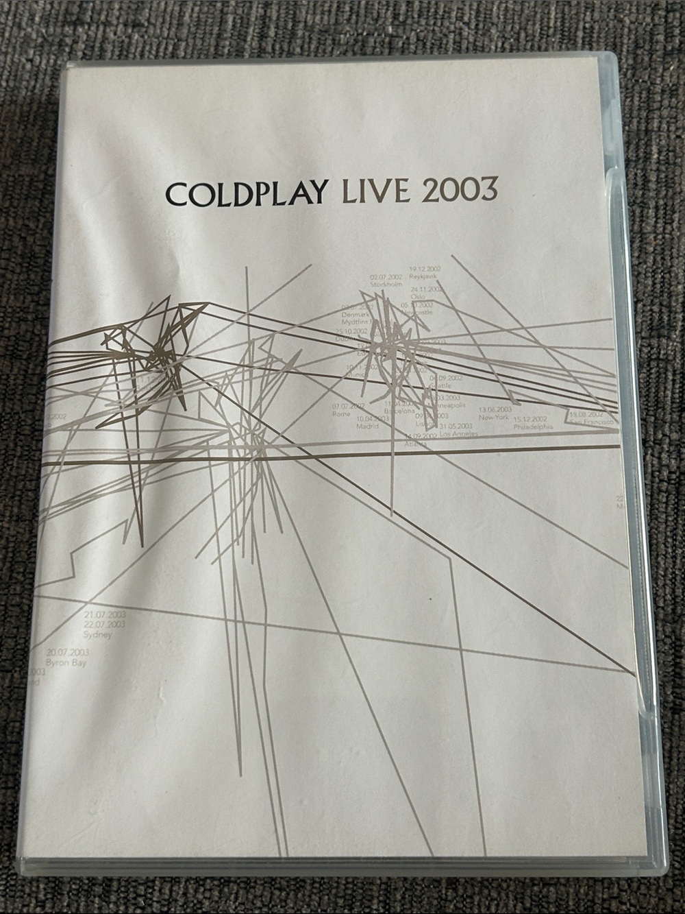 Coldplay Live 2003 Concert DVD